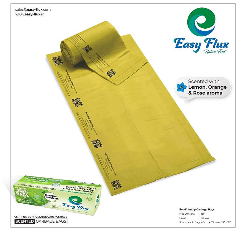 Easy-Flux Compostable Scented Garbage Bags